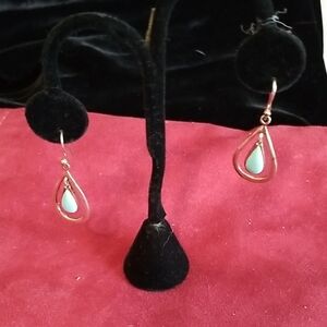 Silver and Turquoise Earrings